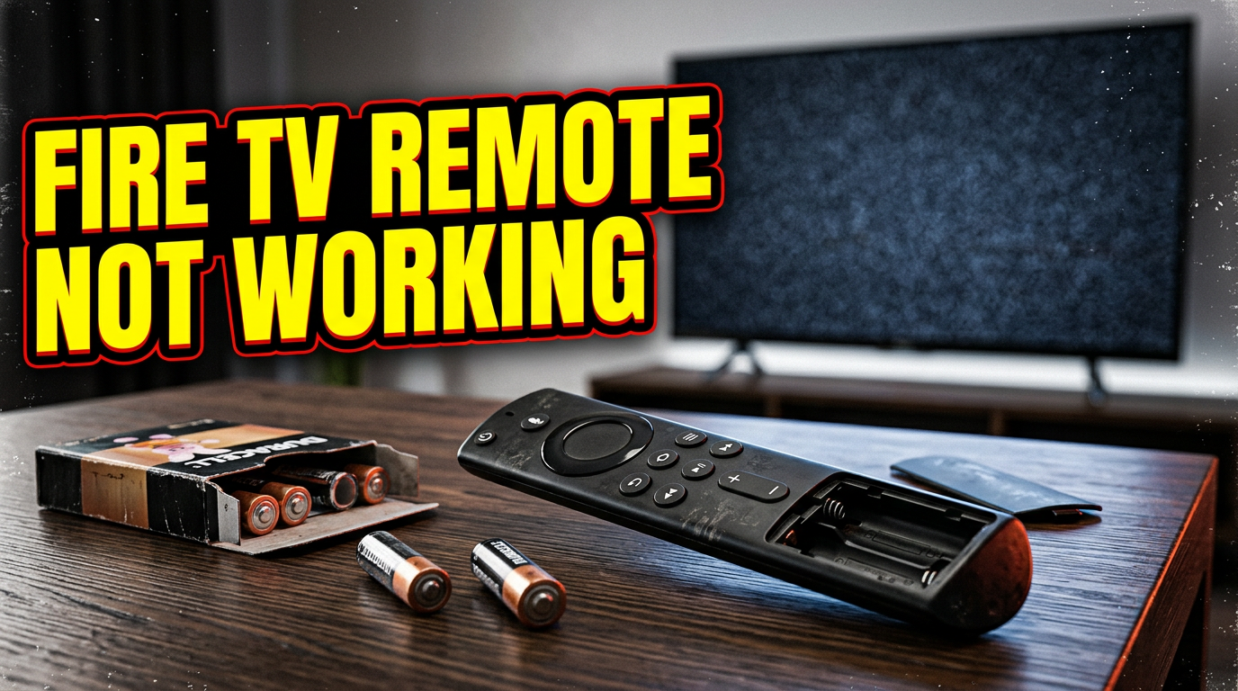 Fire TV Remote Not Working